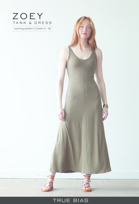 True Bias Zoey Tank & Dress Sizes 0-18