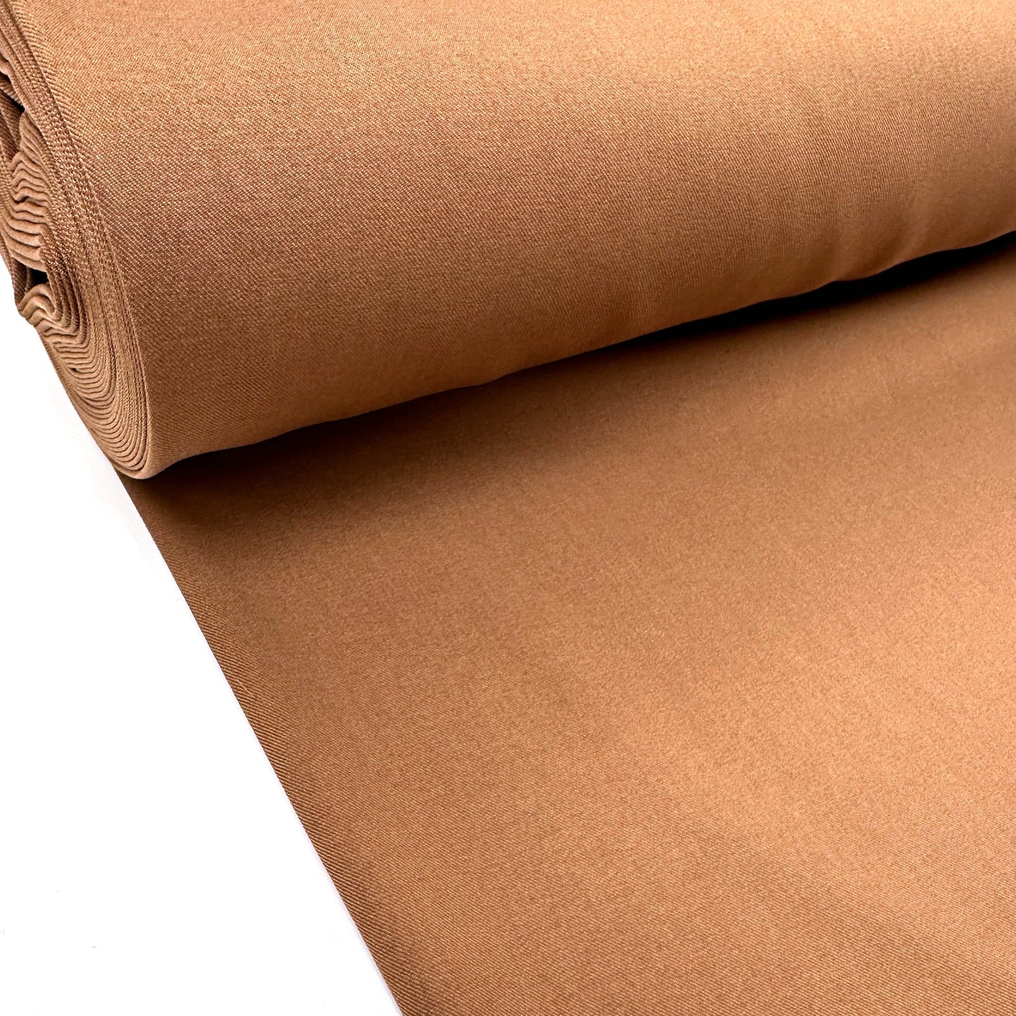 Poly-Viscose Twill Suiting - Tan