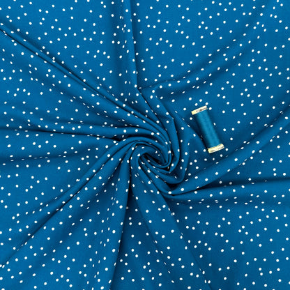 Sasha Viscose Challis - Teal