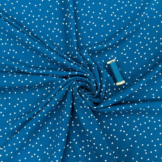Sasha Viscose Challis - Teal