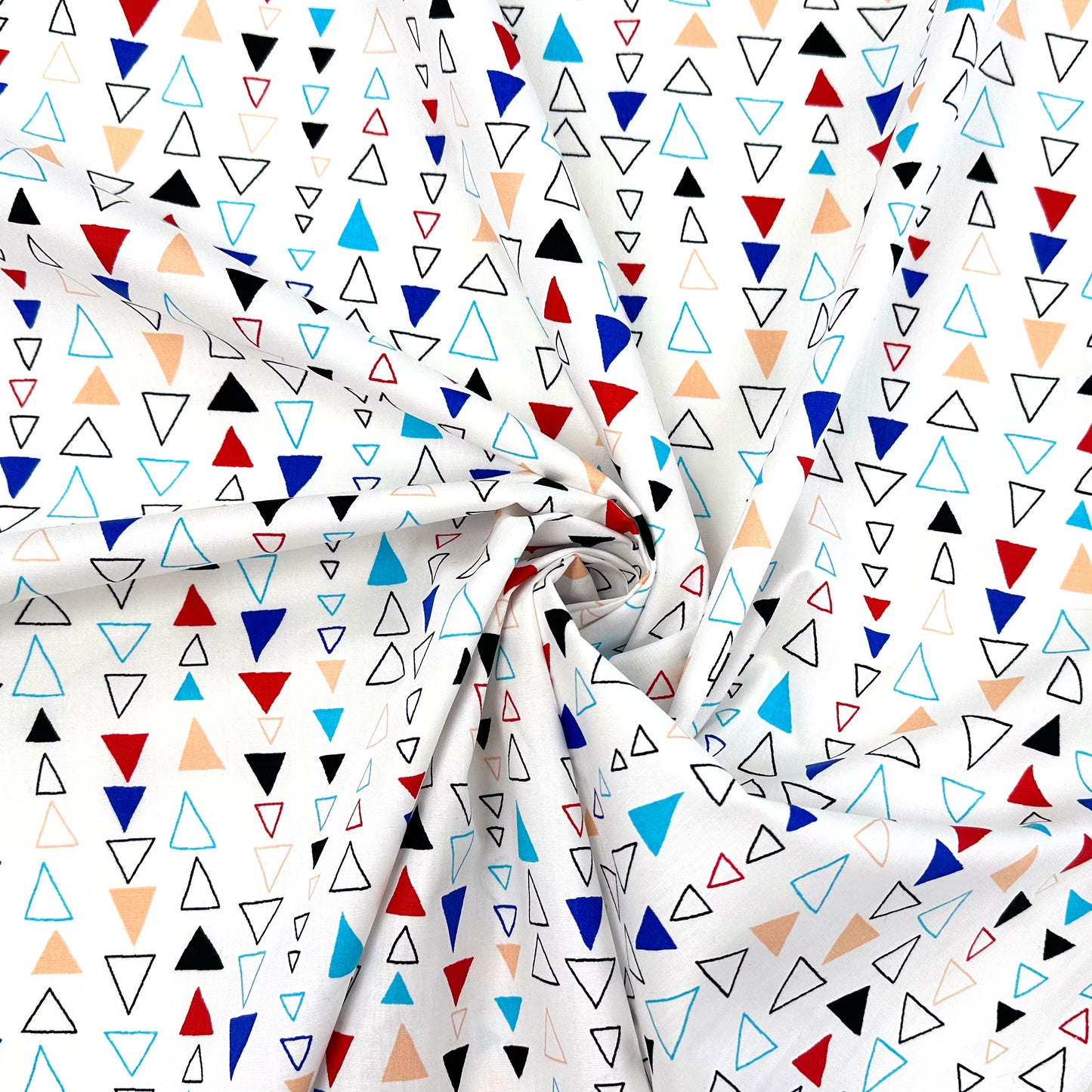 Triangles Cotton Poplin