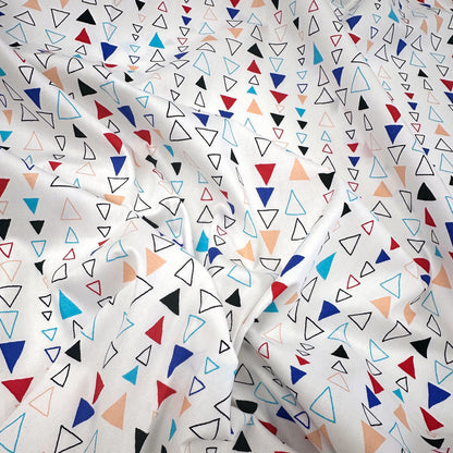 Triangles Cotton Poplin