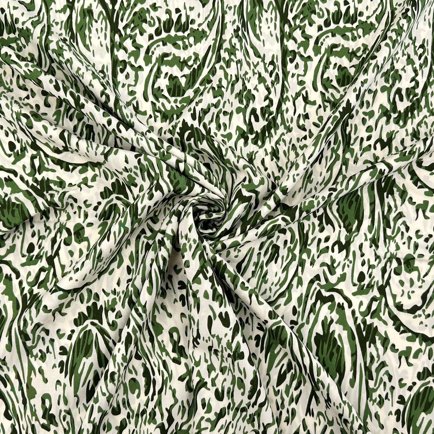 Verdant Viscose Challis - 1.5M Remnant
