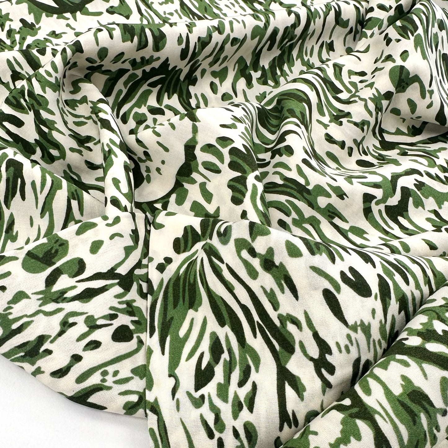 Verdant Viscose Challis - 1.5M Remnant