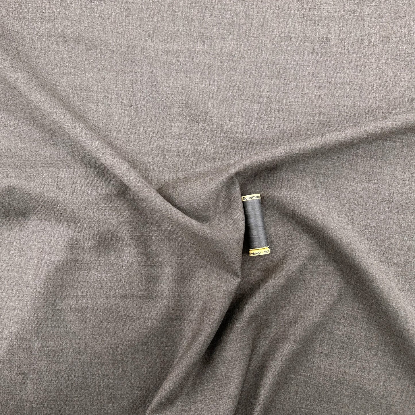 Wool and Cashmere Suiting - Taupe