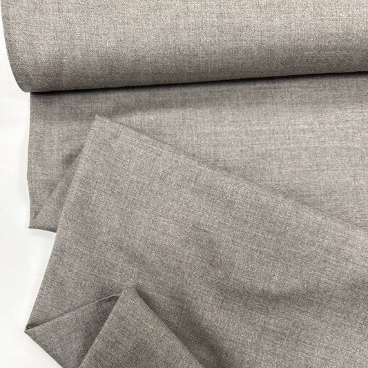 Wool and Cashmere Suiting - Taupe