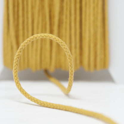 4mm Draw Cord - Mustard Gold