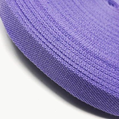 Solid Cotton Blend Webbing - 25mm