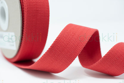 38mm Webbing - Washed Red