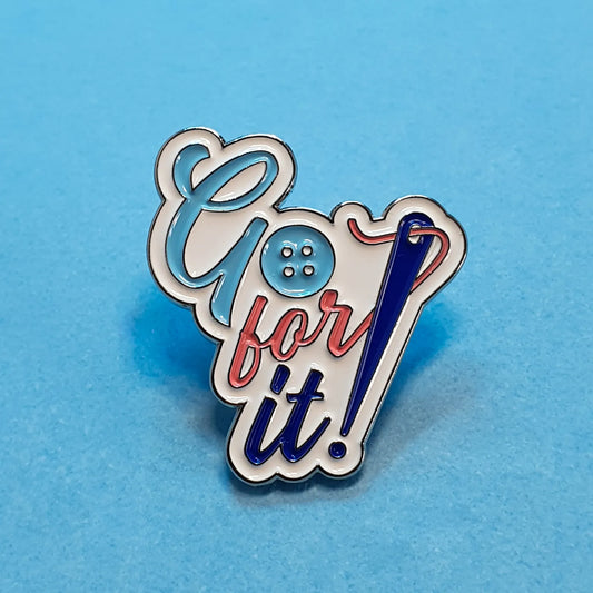 MAKE! The Lakes - Pin Badge - Go For It