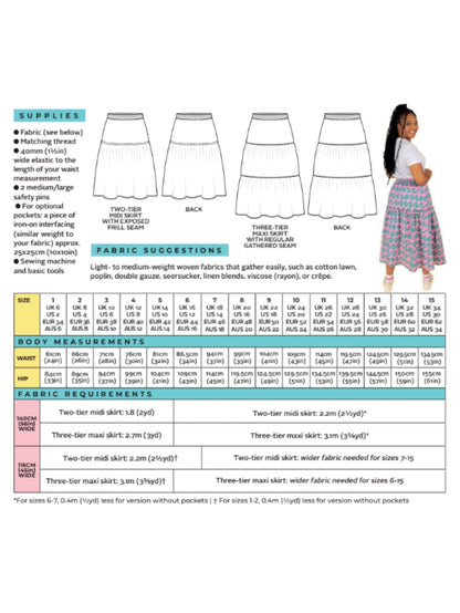 Tilly and the Buttons Luella Skirt