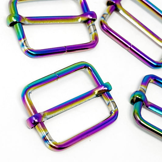 Metal Strap Slider - 25mm - Rainbow