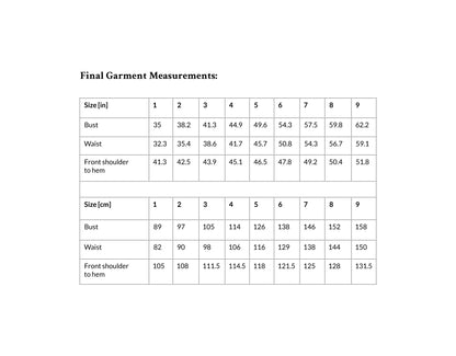 TAUKO - Swing Dress - PDF Pattern