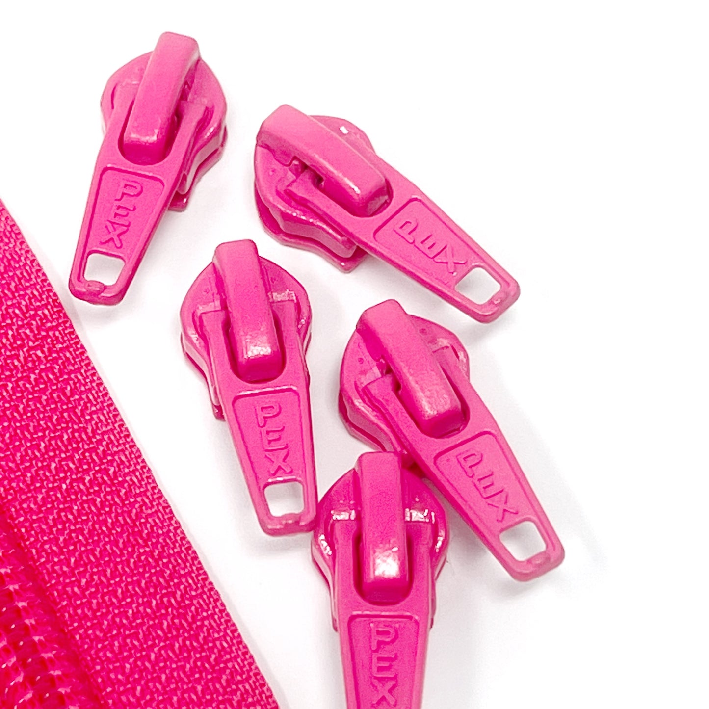 Zip Sliders - 6mm (No.5) - Fuchsia