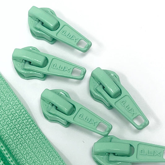 Zip Sliders - 6mm (No.5) - Mint