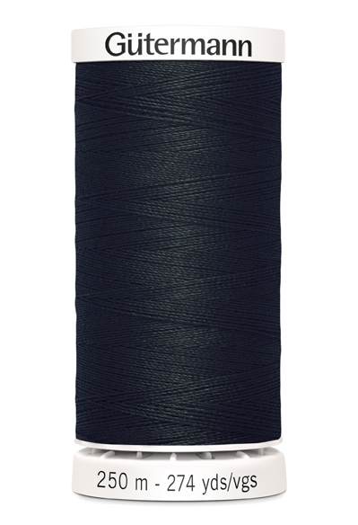 Gutermann Sew All Thread 250m - 000 (Black)