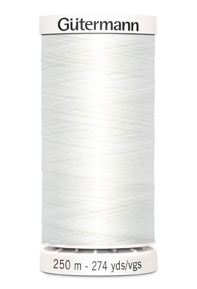 Gutermann Sew All Thread 250m - 800 (White)