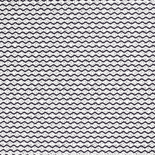 Doodle Waves Poly/Cotton Canvas
