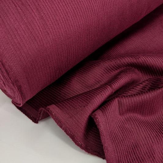 8 Wale Cotton Corduroy - Wine