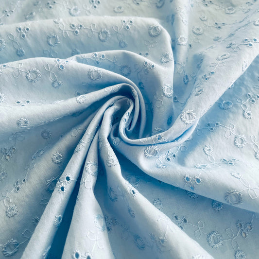 Broderie Anglaise - Powder Blue