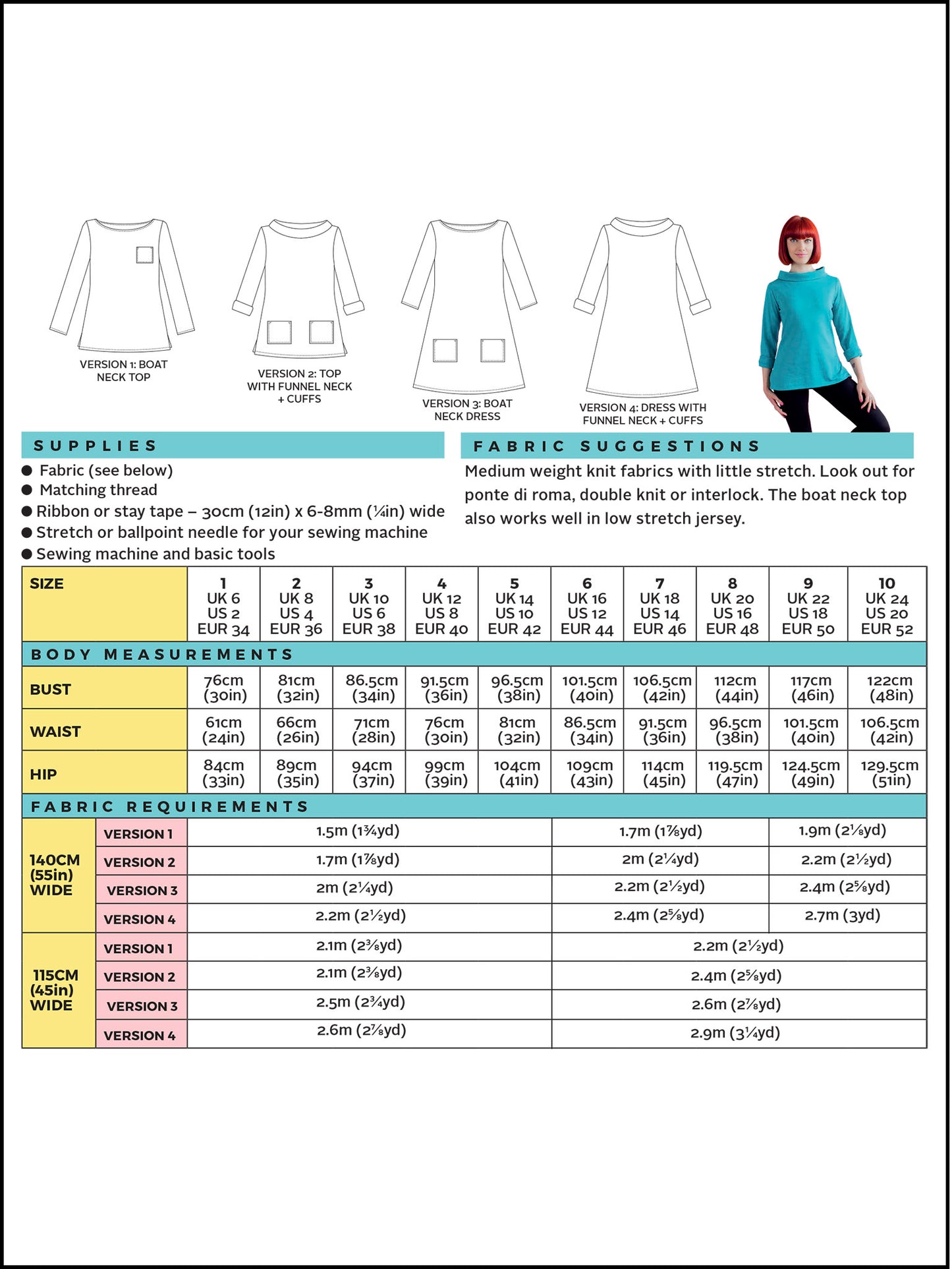 Tilly and the Buttons Coco Top & Dress