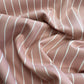 Pink Stripe Cotton Twill