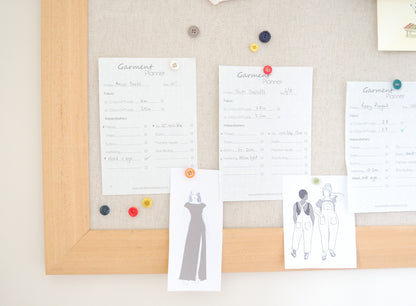 Garment Planner Notepad