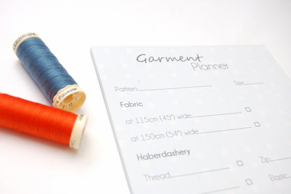 Garment Planner Notepad