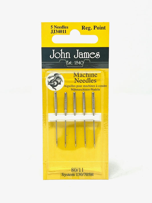 John James Machine Needles - Regular Point - 80/11