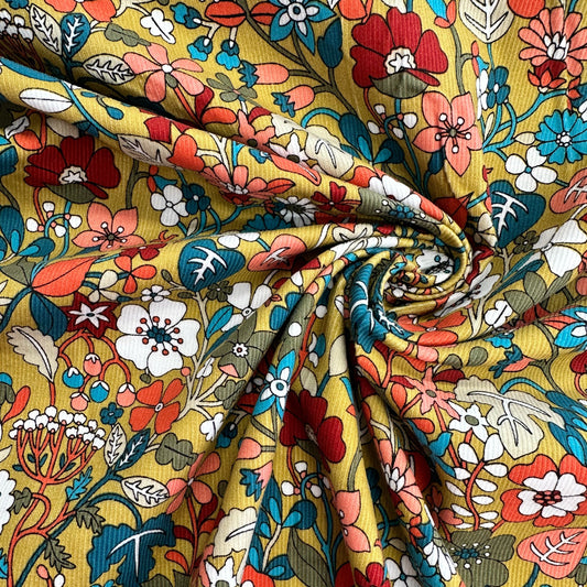 Dashwood Kaleidoscope 21 Wale Corduroy - Light Gold