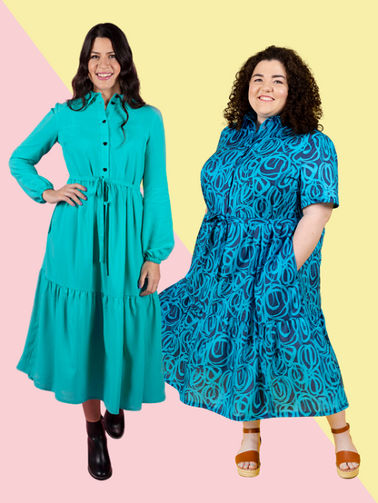 Tilly and the Buttons Lyra Shirt Dress - Sizes UK 6-34