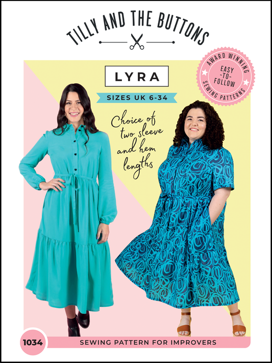 Tilly and the Buttons Lyra Shirt Dress - Sizes UK 6-34