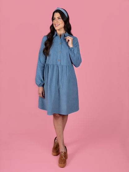 Tilly and the Buttons Lyra Shirt Dress - Sizes UK 6-34