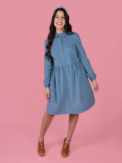 Tilly and the Buttons Lyra Shirt Dress - Sizes UK 6-34