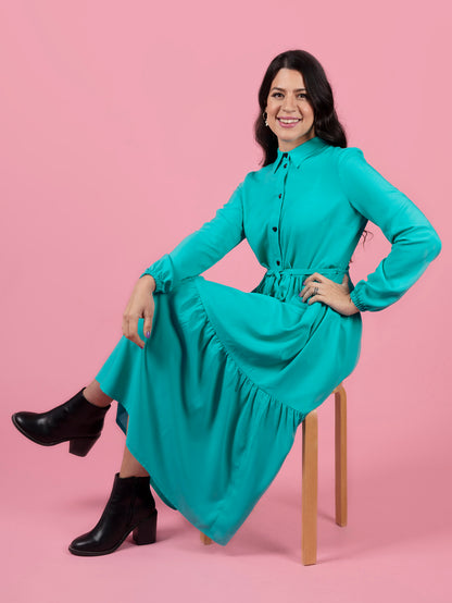 Tilly and the Buttons Lyra Shirt Dress - Sizes UK 6-34