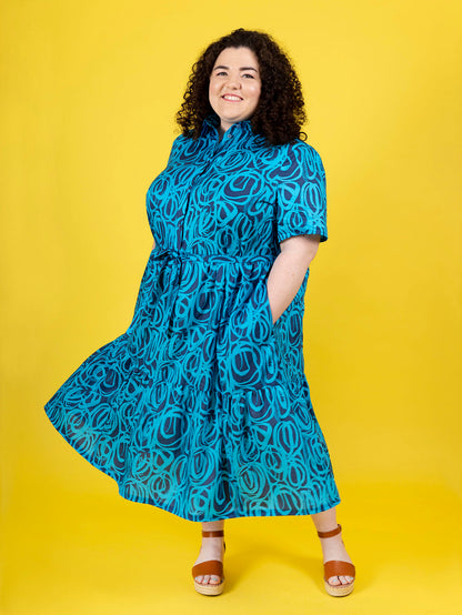 Tilly and the Buttons Lyra Shirt Dress - Sizes UK 6-34