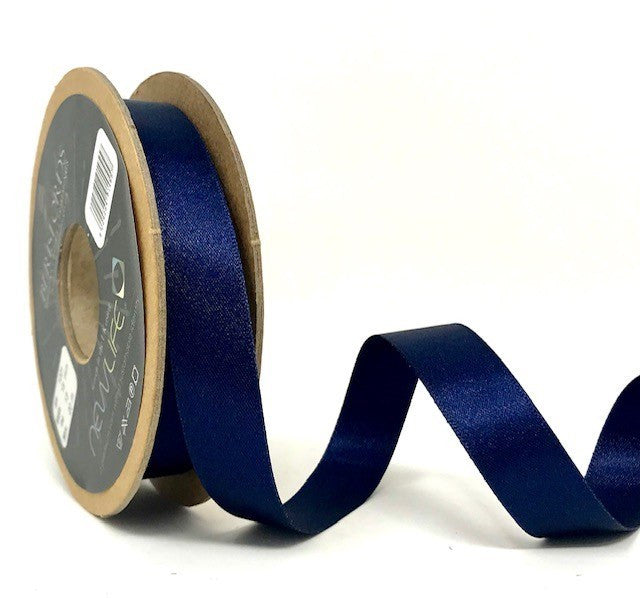Berisfords NewLife Satin Ribbon - Navy