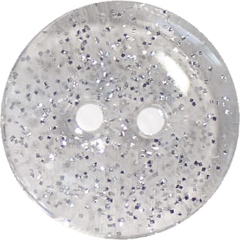 2 Hole Glitter Buttons