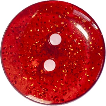 2 Hole Glitter Buttons