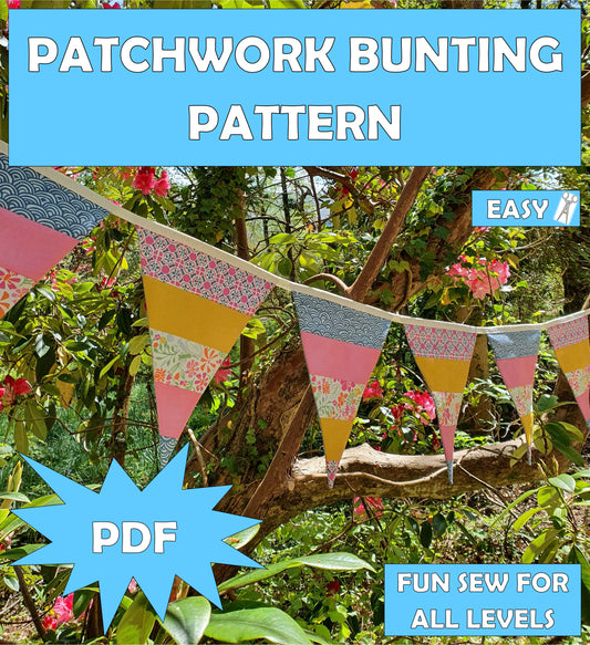 Make! The Lakes - Patchwork Bunting - PDF Pattern
