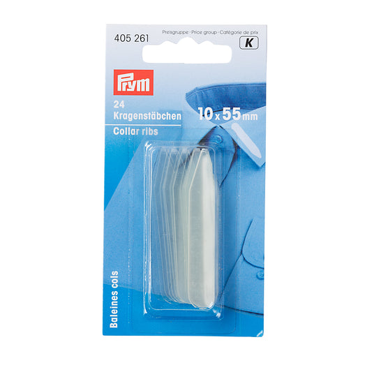 Transparent Collar Ribs - 10x55mm