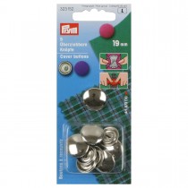 Prym Cover Buttons - Silver - 19mm