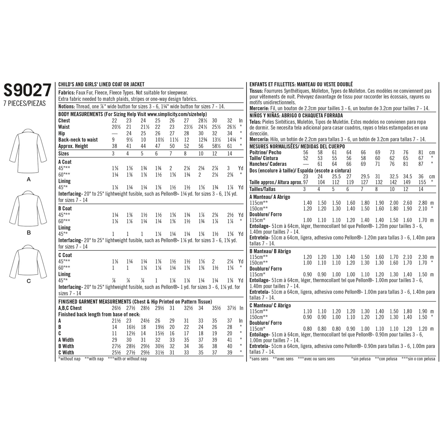 Simplicity 9027