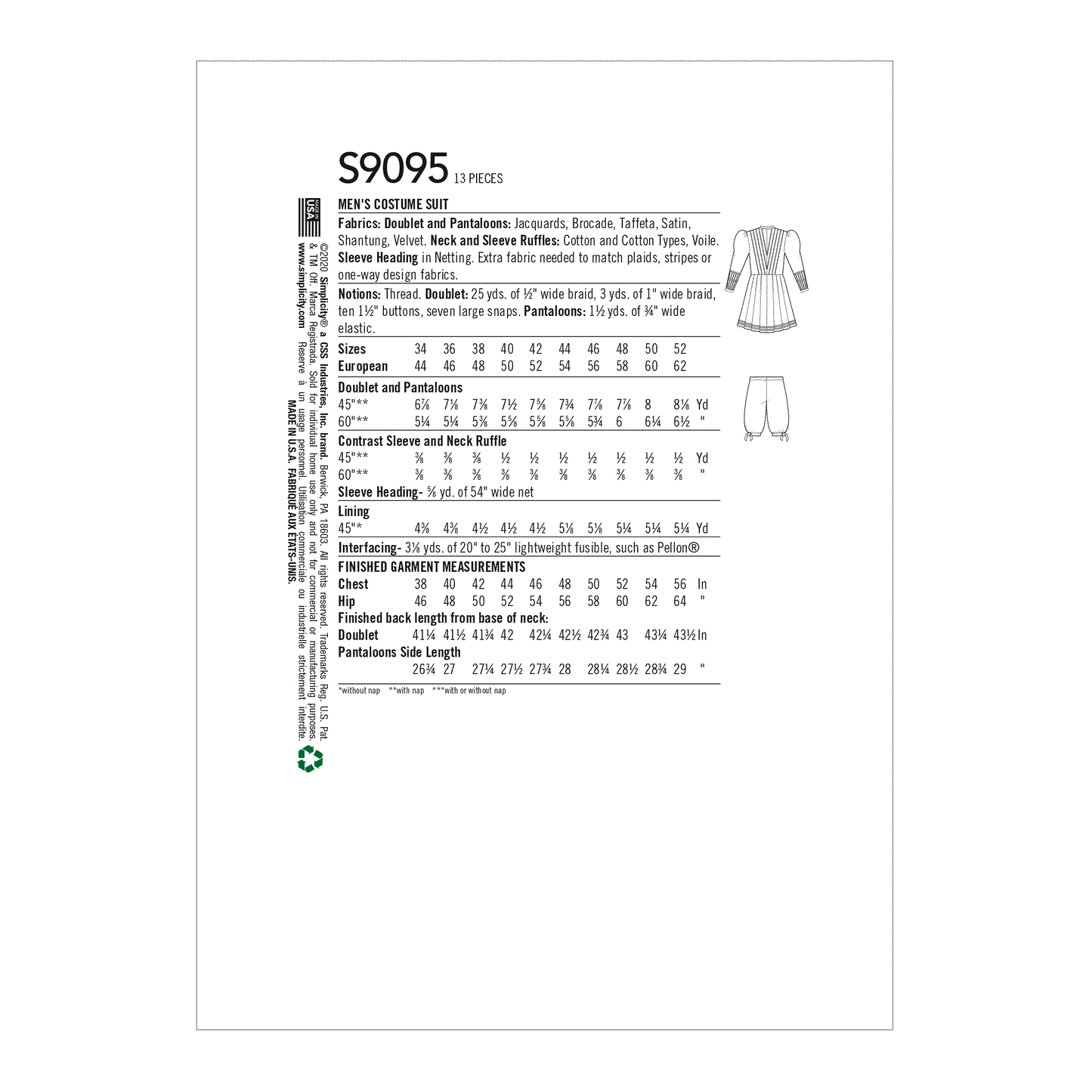 Simplicity 9095