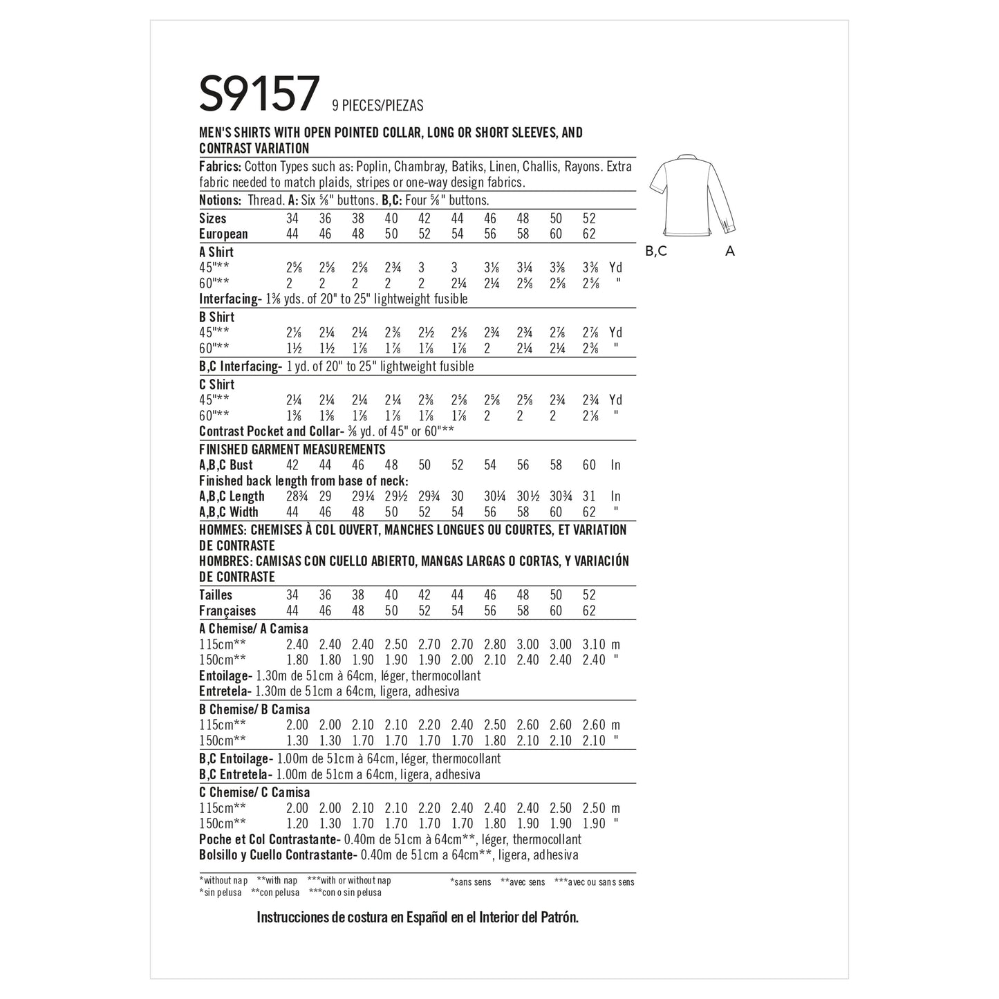 Simplicity 9157