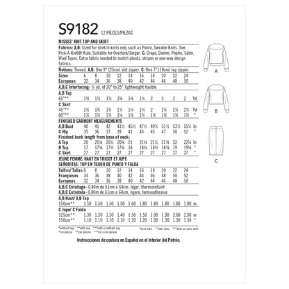 Simplicity 9182