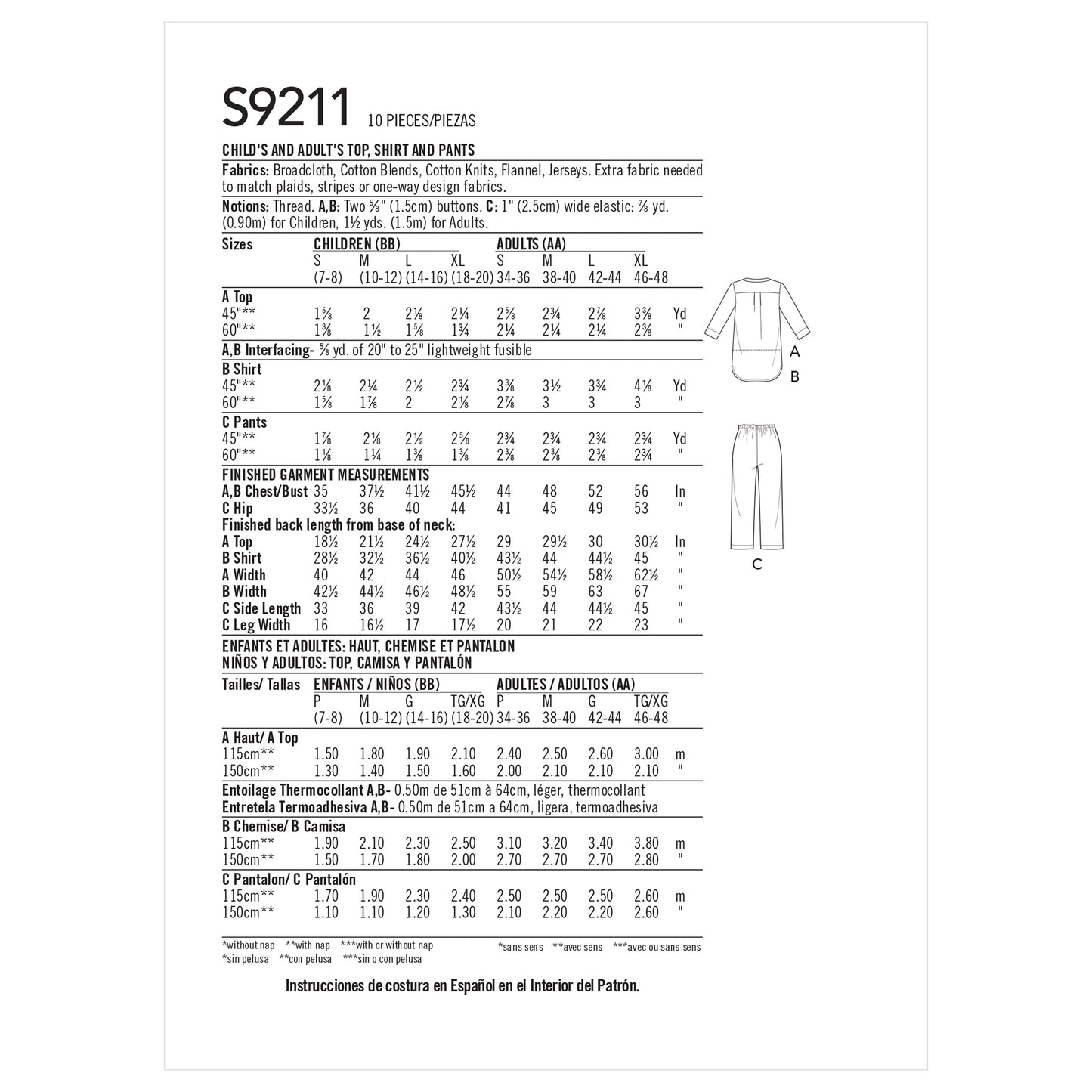Simplicity 9211