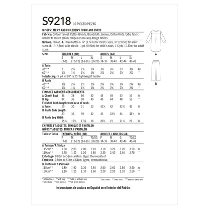 Simplicity 9218
