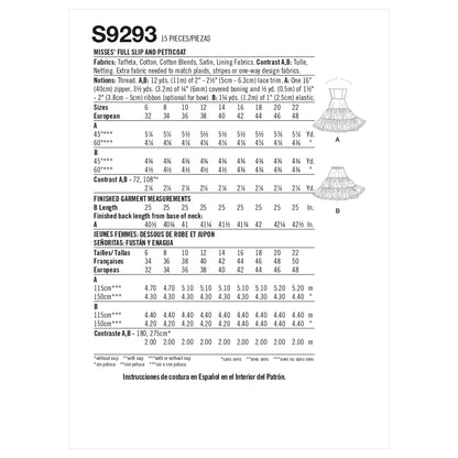 Simplicity 9293