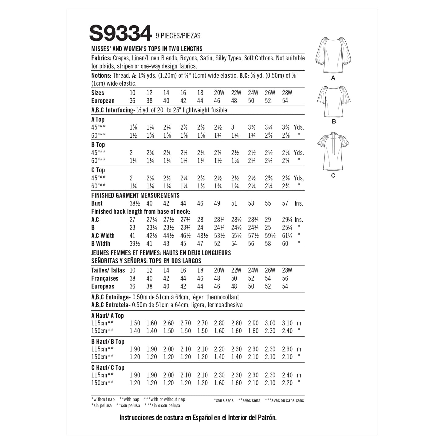 Simplicity 9334